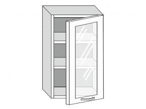 19.50.3 Шкаф настенный (h=913) на 500мм с 1-ой стекл. дверцей в Щучьем - shchuche.magazinmebel.ru | фото