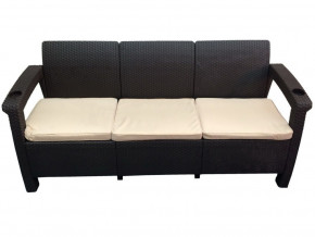 Диван Yalta Sofa 3 Set шоколадный в Щучьем - shchuche.magazinmebel.ru | фото - изображение 1