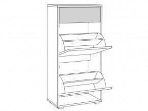 Комод для обуви 13.114 Куба в Щучьем - shchuche.magazinmebel.ru | фото - изображение 2
