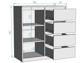 Комод Мальта K115 в Щучьем - shchuche.magazinmebel.ru | фото - изображение 3