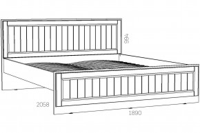 Кровать 1800 Оливия НМ 040.34-03 Х в Щучьем - shchuche.magazinmebel.ru | фото - изображение 2