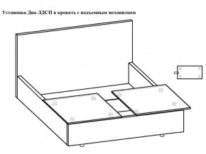 Кровать Феодосия норма 140 с механизмом подъема и дном ЛДСП в Щучьем - shchuche.magazinmebel.ru | фото - изображение 5