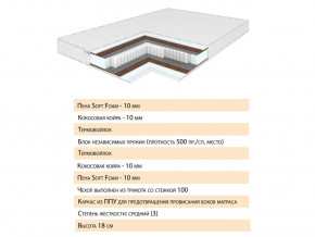 Матрас Телла 140х200 в Щучьем - shchuche.magazinmebel.ru | фото - изображение 2