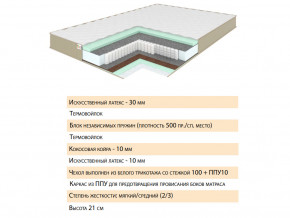 Матрас Тиссая 120х200 в Щучьем - shchuche.magazinmebel.ru | фото - изображение 2