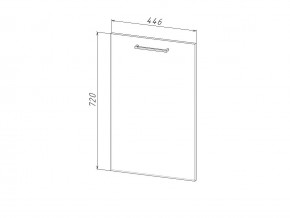 П 45 Комплект для посудомоечной машины 450 мм (цоколь + фасад) ЛДСП в Щучьем - shchuche.magazinmebel.ru | фото