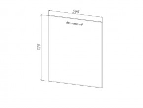 П 60 Комплект для посудомоечной машины 600 мм (цоколь + фасад) ЛДСП в Щучьем - shchuche.magazinmebel.ru | фото