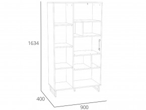 Шкаф комбинированный Фолк НМ 014.58 в Щучьем - shchuche.magazinmebel.ru | фото - изображение 2