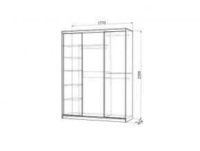 Шкаф-купе Бассо 7-600 49 венге в Щучьем - shchuche.magazinmebel.ru | фото - изображение 3