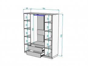 Шкаф Malta light H302 Белый в Щучьем - shchuche.magazinmebel.ru | фото - изображение 2