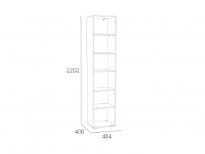 Шкаф-пенал Элиот НМ 041.71 в Щучьем - shchuche.magazinmebel.ru | фото - изображение 2