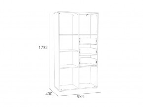 Стеллаж Элиот НМ 041.73 в Щучьем - shchuche.magazinmebel.ru | фото - изображение 2