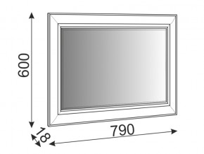 Зеркало Саванна М07 в Щучьем - shchuche.magazinmebel.ru | фото - изображение 2